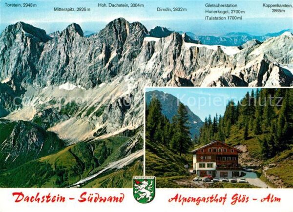 Ramsau Dachstein Steiermark Alpengasthof Glös Alm Dachsteinsüdwände