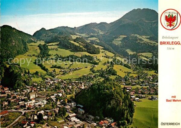 Brixlegg Tirol mit Bad Mehrn Unterinntal Alpen Flieger