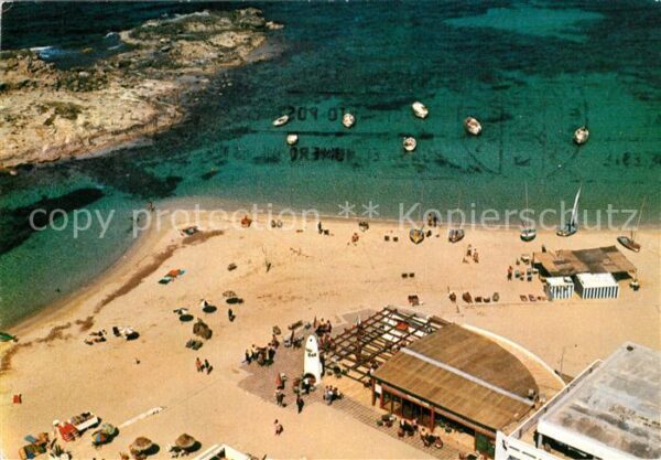 Formentera Playa Es Pujos vista aerea