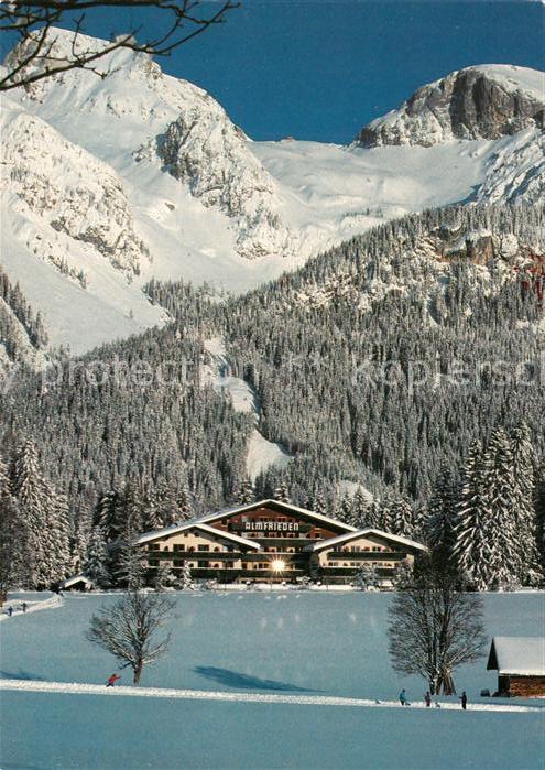 Ramsau Dachstein Steiermark Berggasthof Almfrieden Winterimpression