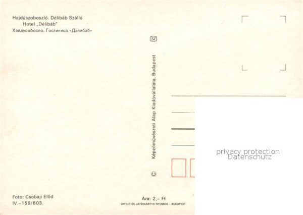 Hajdúszoboszló  Delibab Szallo Hotel Delibab – Bild 2