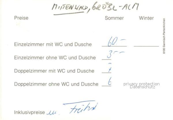 Mittenwald Bayern Berghotel Restaurant – Bild 2