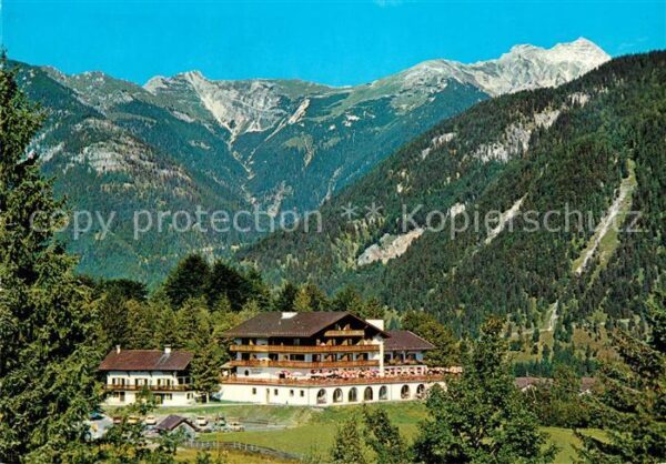 Mittenwald Bayern Berggasthof Cafe Gröbl Alm Alpen