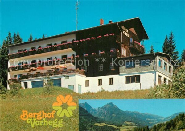 Koetschach-Mauthen Kaernten Berghof Vorhegg Landschaftspanorama Alp
