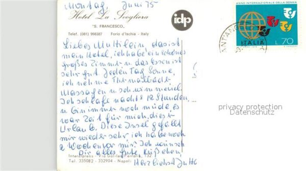 Forio d Ischia Hotel La Scogliera – Bild 2