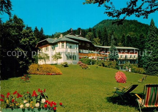 St Gilgen Salzkammergut Parkhotel Billroth Garten Liegewiese