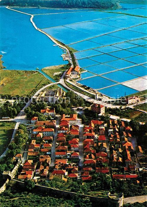 Ston Dubrovnik Cuveni Bedemi i Solande Fliegeraufnahme