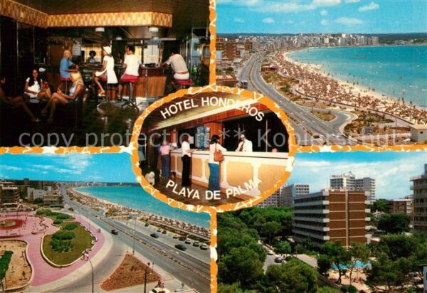 Playa de Palma Mallorca Hotel Honderos Bar Restaurant Strand Kü