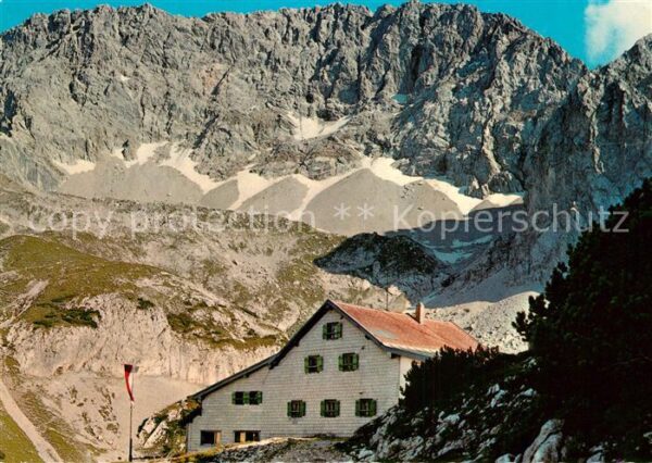 Axams Coburger Hütte Berghütte mit Griesspitz
