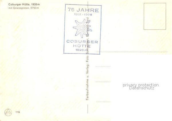 Axams Coburger Hütte Berghütte mit Griesspitz – Bild 2