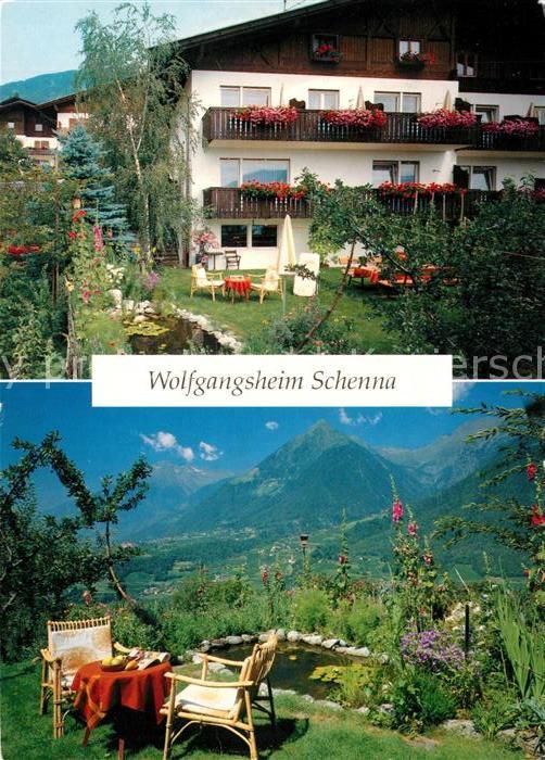 Schenna Meran Wolfgangsheim Gästehaus Pension Garten
