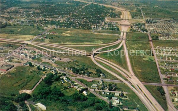 Autobahn New York State Thruway Aerial View Niag