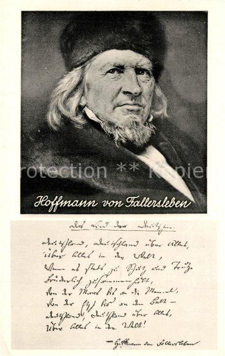 Persoenlichkeiten Hoffmann von Fallersleben