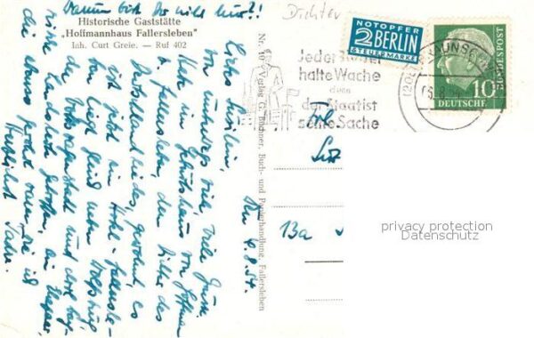 Persoenlichkeiten Hoffmann von Fallersleben – Bild 2
