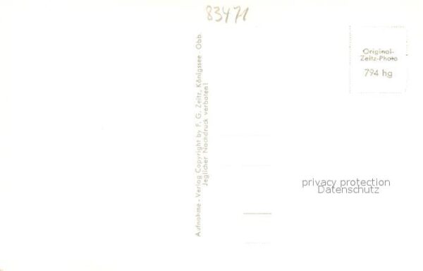 Foto Zeitz F.G. Nr. 794 Berchtesgaden Seilbahn Untersberg – Bild 2
