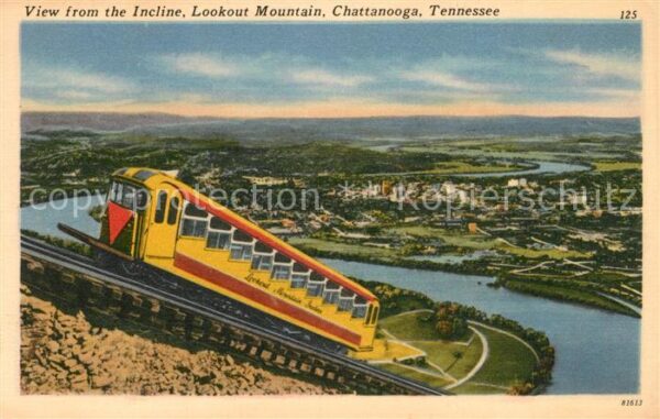 Zahnradbahn Incline Lookout Mountain Chattanooga Te