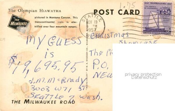 Eisenbahn Olympian Hiawatha Montana Canyon – Bild 2