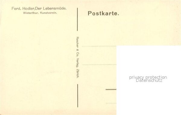 Hodler Ferdinand Der Lebensmüde – Bild 2