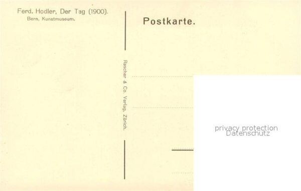 Hodler Ferdinand Der Tag 1900 – Bild 2