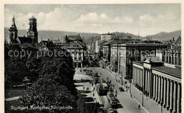 Strassenbahn Stuttgart Königsbau Königstrasse