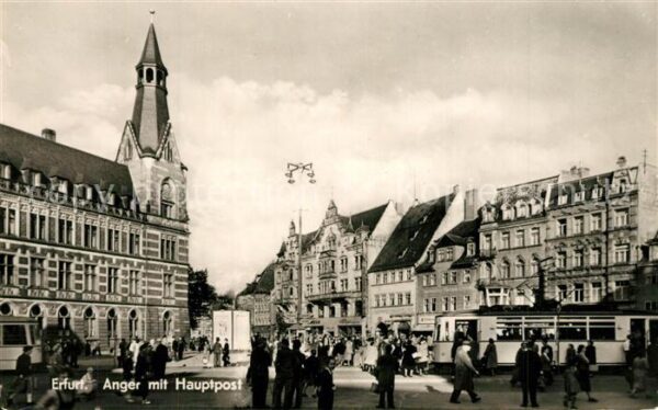 Strassenbahn Erfurt Anger Hauptpost