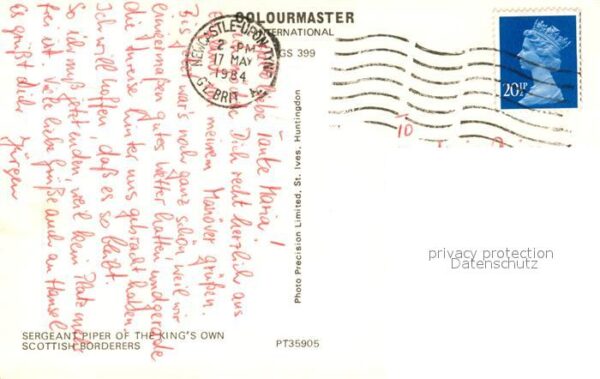 Dudelsack Sergeant Piper King's Own Scottish Bord – Bild 2