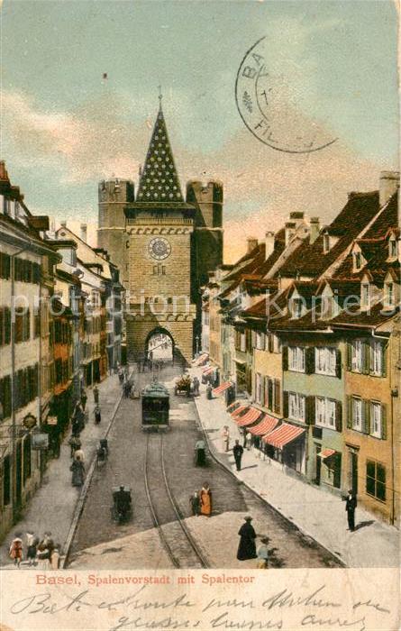 Strassenbahn Basel Spalenvorstadt Spalentor