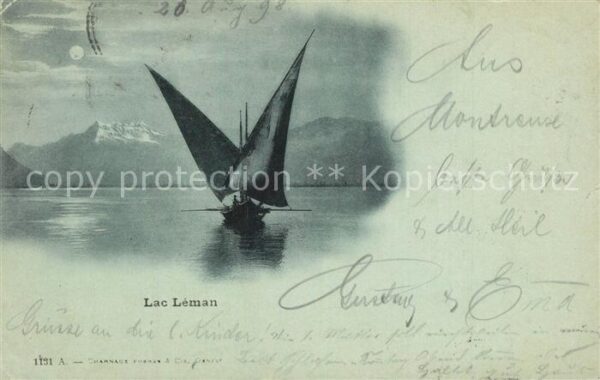 Segelboote Lac Leman