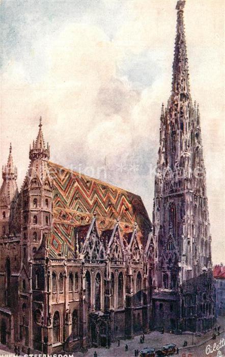 Verlag Tucks Oilette Nr. 646 Wien Stefansdom