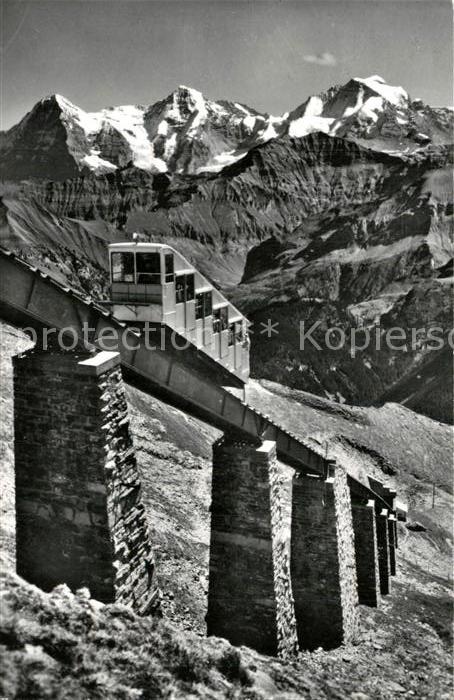 Zahnradbahn Niesenbahn Eiger Mönch Jungfrau