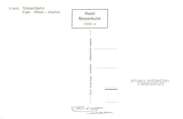 Zahnradbahn Niesenbahn Eiger Mönch Jungfrau – Bild 2