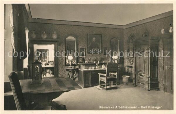 Bismarck Arbeitszimmer Bad Kissingen