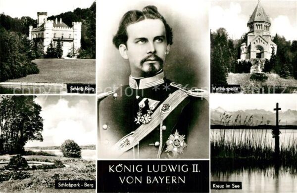 Ludwig II Schloss Berg Votivkapelle Schlosspark K