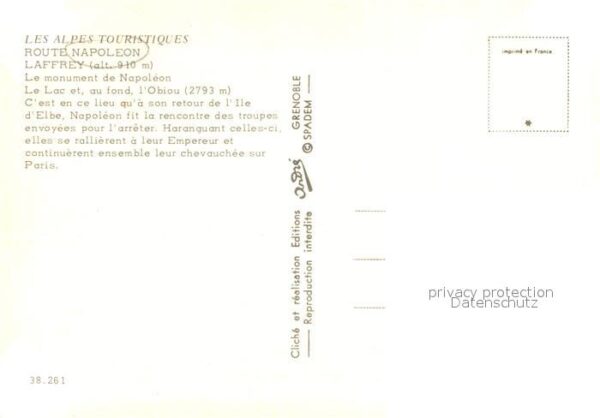 Napoleon Bonaparte Laffrey Monument – Bild 2