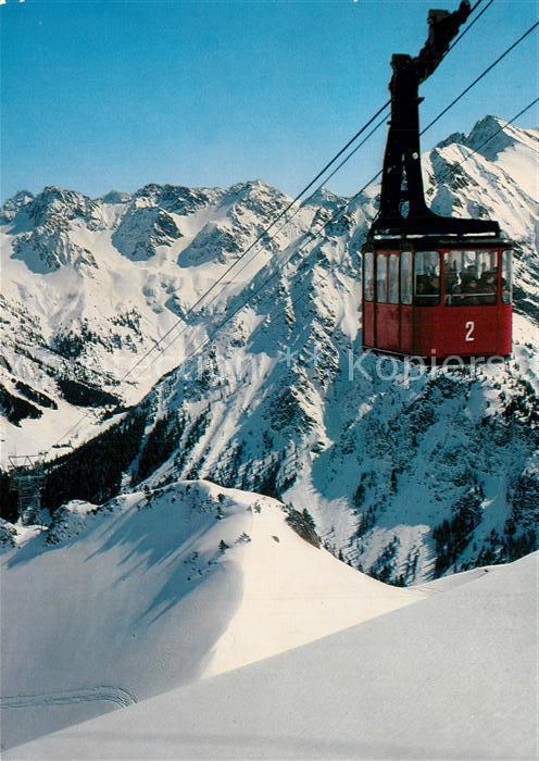 Seilbahn Walmendingerhorn Mittelberg Kleines Wal