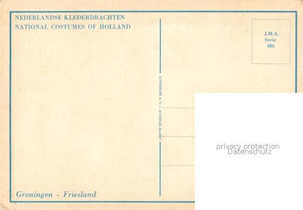 Handarbeit Trachten Holland Groningen Friesland – Bild 2