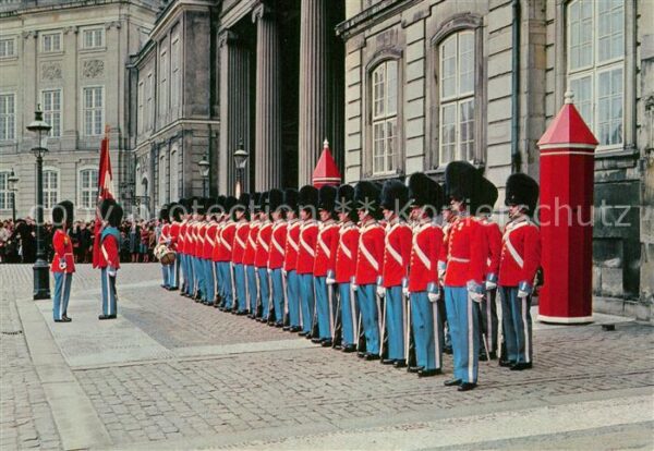 Leibgarde Wache Kopenhagen Wachtparade