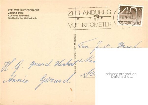 Trachten Holland Zeeuwse Klederdracht – Bild 2