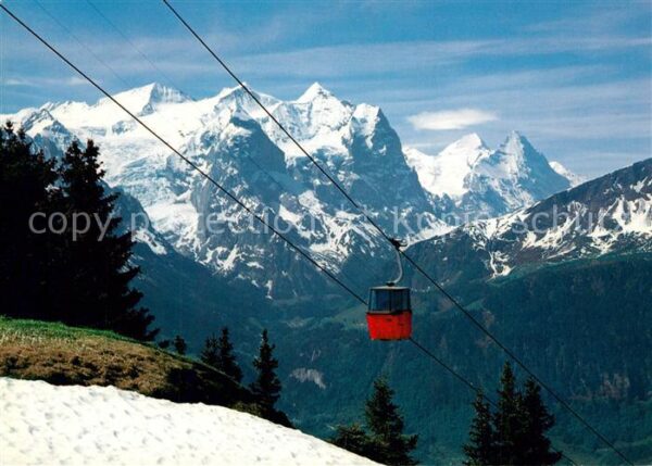 Seilbahn Hasliberg Käserstatt Wetterhorngruppe
