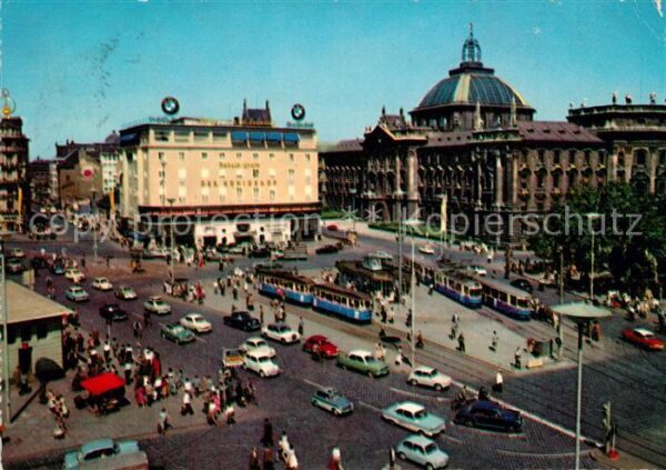 Strassenbahn München Stachus Justizpalast