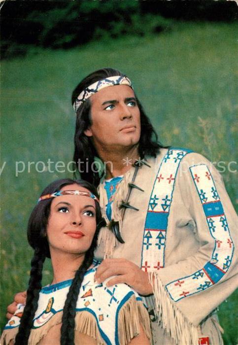 Schauspieler Pierre Brice Karin Dor Film Winnetou II