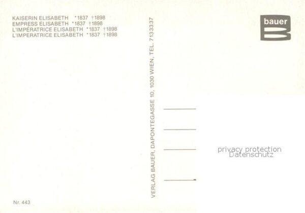 Adel Oesterreich Kaiserin Elisabeth – Bild 2