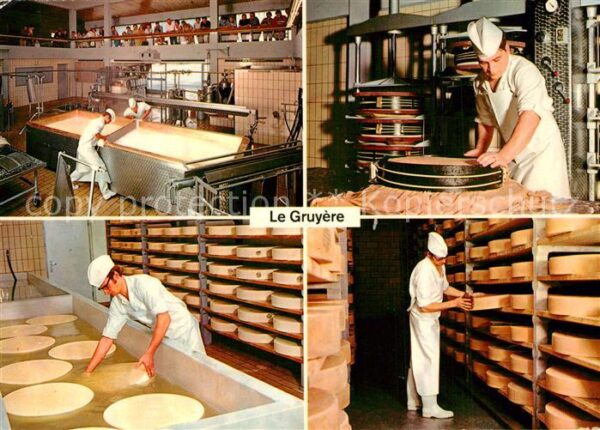 Kaese Kaeserei Gruyere Fabrication du Fromage