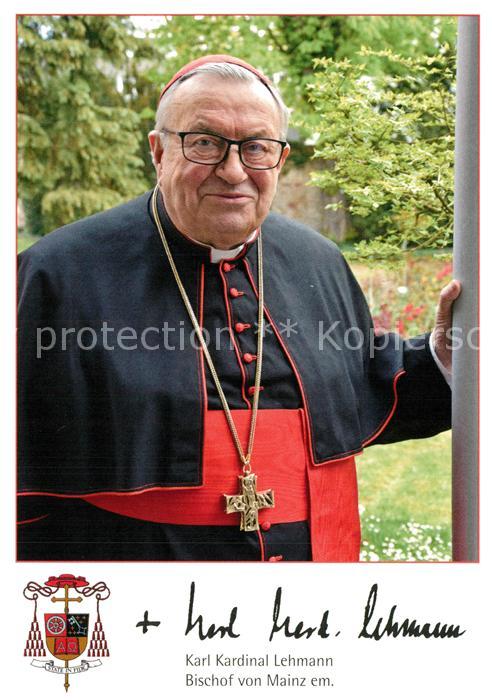 Bischof Religion Karl Kardinal Lehmann Mainz