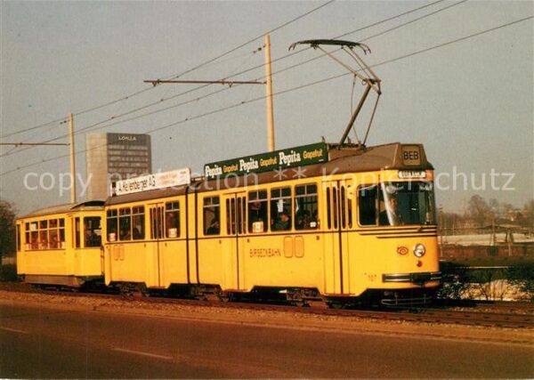 Strassenbahn Be 4/6 107 Münchensteinerstrasse Basel