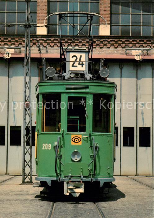 Strassenbahn Be 2/2 209 Depot Wiesenplatz Basel