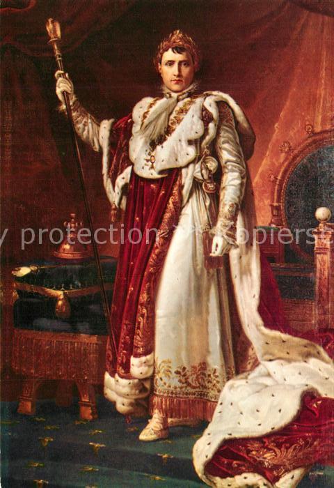 Napoleon Bonaparte Kr?nungsgewand nach Gerard