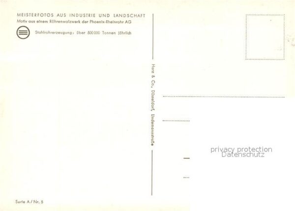 Eisenwerk R?hrenwalzwerk Phoenix-Rheinrohr AG D?s – Bild 2