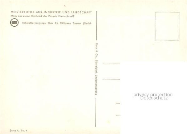 Eisenwerk Stahlwerk Phoenix-Rheinrohr AG D?sseldo – Bild 2