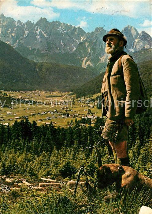 Wandern Wanderer Hund Gosau Gosaukamm